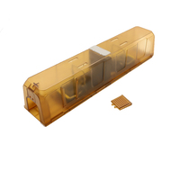 Boîtes d'appâts intérieures en plastique pour rats et souris, station d'appâts portable de lutte antiparasitaire et attrape-souris