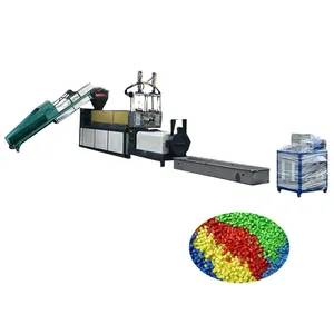 Europe Technology Plastic Recycle Granules Making Extruder Machine for PE/PP/PS/PET/PA