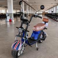 Scooter électrique Citycoco B2B 1000W, autonomie maximale de 60 km, suspension hydraulique avant et arrière
