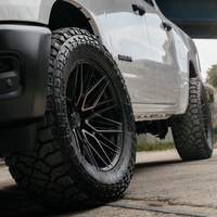 CX Custom Wheels 20 22 24 Inch Teinté Noir Brillant Super Deep Concave Forged Wheels 6x139.7 pour Dodge Ram 1500