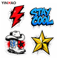 Autocollant PVC Yingao personnalisé, imperméable, résistant aux UV, avec n'importe quel logo, qualité professionnelle, vinyle découpé pour la décoration d'ordinateurs portables et de bouteilles