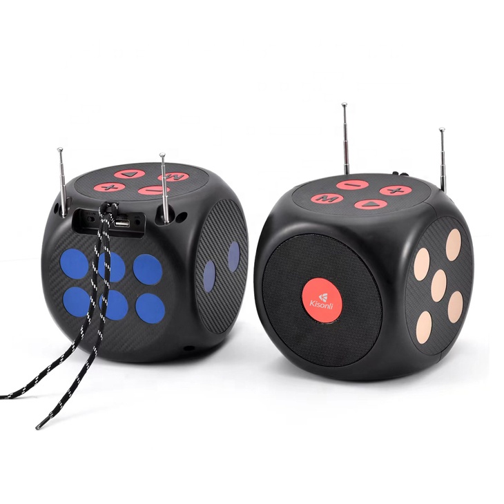 新着ビッグサイズダイスブルートゥーススピーカーパワー8Wポータブル