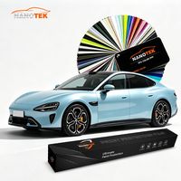 Film de protection de peinture (PPF) en TPU Bleu Glacé auto-réparant, résistant aux UV, anti-jaunissement, pour carrosserie de voiture, personnalisable OEM, garantie 8+ ans