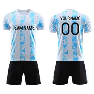 Men Shirts Chinese Factory Uniform High Quality 100% Polyester Fabric Europe Soccer Uniforms England