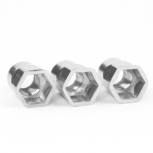 Tuerca Remachable de Cabeza Plana Pequeña, Semihexagonal, de Acero Inoxidable/Acero al Carbono, con Recubrimiento de Zinc Amarillo, M3 M4 M5 M6 M12 - Product Image 2