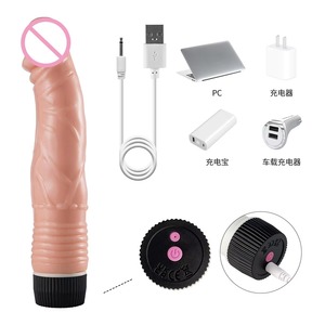 8 İnç Gerçekçi Titreşimli G Noktası Yapay Penis Kadınlar İçin Stimülatör Satın Alınabilir Titreşimli Yapay Penis Seks Ürünleri USB 20cm - Product Image 4