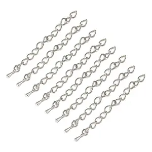 5.5Cm Lange Open Link Ring Armband Metallic Uitgebreide Kettingen Staart Keten Kreeft Sluitingen Connector