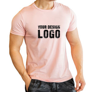 Camiseta Deportiva de Secado Rápido y Ajuste Delgado para Hombre, de Alta Calidad, para Gimnasio y Fisicoculturismo, Venta al Por Mayor OEM, Transpirable - Product Image 5