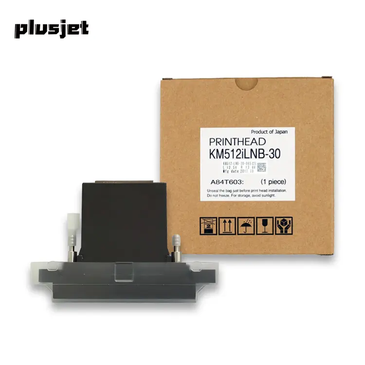 Plusjet Original nuevo cabezal de impresión para Konica KM512i LNB cabezal de impresión para impresora de tintas solventes