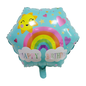 Llegada de <span class=keywords><strong>un</strong></span> nuevo gran forma redonda 32 pulgadas <span class=keywords><strong>Feliz</strong></span> cumpleaños globos de papel de aluminio globo de aire - Product Image 5