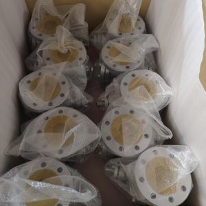 Flensuiteinden ASME-norm handbediende kwartslagklep PTFE zachte afdichting aan/uit WCB-plug met conische plug industrieleiding - Product Image 4