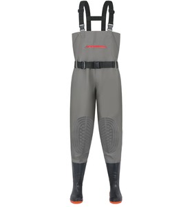 Salopette imperméable en PVC kaki en gros, pantalon de pêcheur imperméable pour les opérations de pêche - Product Image 6