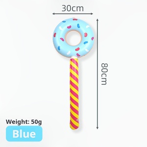 Trẻ Em Của PVC <span class=keywords><strong>Inflatable</strong></span> Thanh Đồ Chơi Cho Chơi Ngoài Trời Dày Đảng Trang Trí Donut Lollipop Vòng Tròn Thanh - Product Image 5