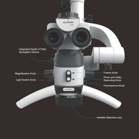 Microscope chirurgical dentaire AM-5000 / Microscope opératoire électrique avec lentille varifocale / Système de caméra 4K intégré