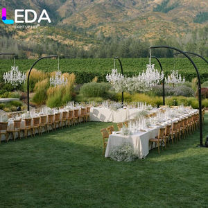 ขาตั้งโครงเหล็กสีดำสำหรับแขวนโคมไฟระย้า งานแต่งงาน ของตกแต่งงานอีเว้นท์ - Product Image 2