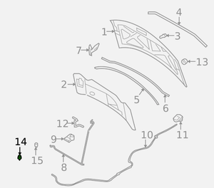 Nuevo Hengjin <span class=keywords><strong>Glor</strong></span> para F4TZ-16758-BA, Herrajes para Parachoques SK5531 DS256 B1 - Product Image 4