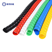 Protector de cable espiral de alta calidad para cableado automotriz Flexible y resistente a la abrasión