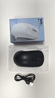 Mouse Optik Mini Nirkabel Dual-Mode LED Backlit DPI Tinggi untuk Pengguna Tangan Kanan, Pengguliran Senyap, Penggunaan di Rumah/Kantor, Komputer