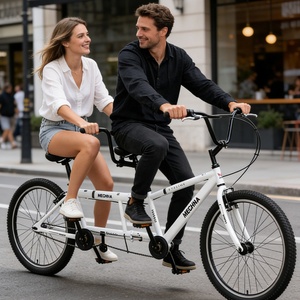 Vélo tandem pliable Meghna 26'' à cadre en acier, vitesse unique, pour 2 personnes, vélo tandem Surrey - Product Image 6
