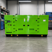 Alternateur sans balais 50kW-200kW Générateur diesel de secours Type silencieux Commutateur de transfert automatique Démarrage à distance Haute efficacité