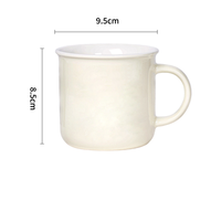 Mug en céramique personnalisé pour attractions touristiques, tasse de petit-déjeuner avec vue sur la ville, idéal pour les zones touristiques, les boutiques de souvenirs et les présentoirs de vente au détail