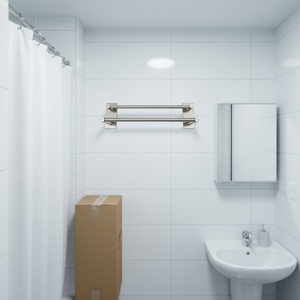 Toallero <span class=keywords><strong>de</strong></span> Baño <span class=keywords><strong>de</strong></span> Acero Inoxidable <span class=keywords><strong>de</strong></span> Doble Capa con Acabado Espejo, Ecológico, Resistente a la Corrosión, <span class=keywords><strong>para</strong></span> Colgar Toallas - Product Image 2