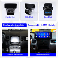 Autoradio ZWNAV 12,3 pouces Android 15 pour Volkswagen Touareg 2011-2017, écran LCD de climatisation, CarPlay sans fil, GPS Navi