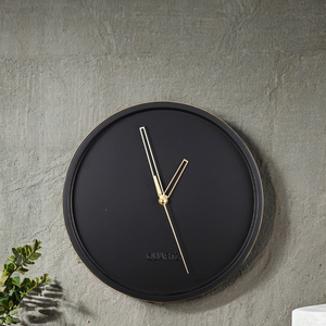 Scandinavian Fashion Art Iron Quartz Simple Creative Hanging Living Room Decoration Mute <b>Wall</b> <b>Clock</b> - Product Image 2