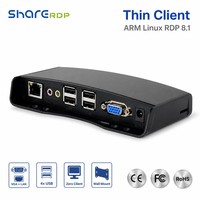 Sharerdp批发ARM Fl120N VGA LAN USB2.0 Linux操作系统RDP 8.1瘦客户端Arm零客户端适用于学校实验室智能教室