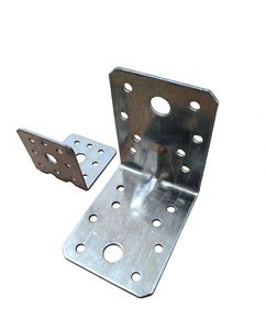 लकड़ी के त्रिकोणीय संरचनाओं के लिए अनुकूलित गैर-मानक प्रबलित एल-आकार ब्रैकेट - Product Image 5