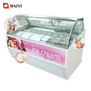 Vitrine réfrigérée à refroidissement par air, design personnalisé, vitrine à glace sur table, petite vitrine à glace - Product Image 1