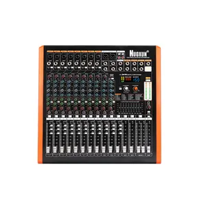 Groothandel Hoge Kwaliteit Geluidsmixer 12 Kanaals Serie Blue Tooth Functie Audio Mixer Console