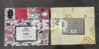 Ensemble de draps-housses à poches profondes avec impression Ensemble de literie 6 pièces avec couette