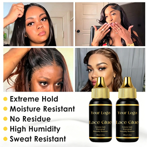 Kit de instalación de pelucas OEM: Pegamento para encaje, barra de cera impermeable, lápiz para teñir el cabello, aceite para el crecimiento, control de bordes, spray tinte para encaje, mousse para el cabello - Product Image 3