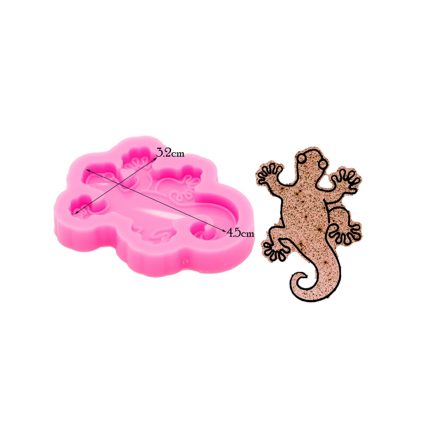 จิ้งจกรูปร่างมินิ1005