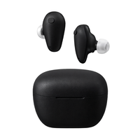 Écouteurs sans fil intra-auriculaires noirs à réduction de bruit active, multipoint, personnalisation DTAS, chargement Type-C