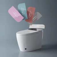 Meilleures ventes : WC intelligent automatique sans réservoir, avec chasse d'eau électrique, capteur de pied et cuvette chauffante