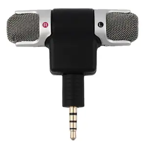 MIC-DS70P Mini 3.5mm Jack Microphone Stereo Mic For Recording Mobile Phone Studio Interview Microphone For Smartphone