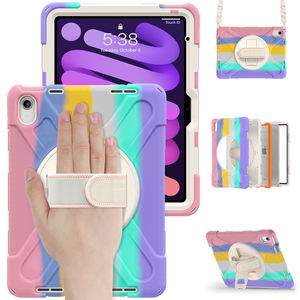 Para <span class=keywords><strong>iPad</strong></span> <span class=keywords><strong>10th</strong></span> <span class=keywords><strong>Generation</strong></span> 2022 10,9 pulgadas/<span class=keywords><strong>Ipad</strong></span> 11 2025 Tablet Kids <span class=keywords><strong>Funda</strong></span> a prueba de golpes con soporte giratorio 360 Cinturón de hombro - Product Image 1