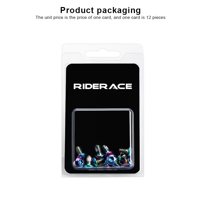 Lot De 12 Boulons De Frein à Disque M5x10mm Pour Vélo – Colorés