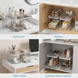 High Quality 3-Tier Multi-Function Floor Mount <b>Kitchen</b> <b>Storage</b> <b>Rack</b> Eco-Friendly Metal PET Construction Modern Design - Product Image 2