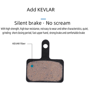 Yüksek kalite mtb bisiklet hidrolik disk fren pedleri reçine döngüsü yol bisikleti fren balatası - Product Image 2