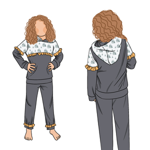 Offre Spéciale enfants conception enfant en bas âge garçons fille tricot à capuche et pantalon enfants <span class=keywords><strong>tenue</strong></span> de noël 2 pièces bébé vêtements ensembles - Product Image 4