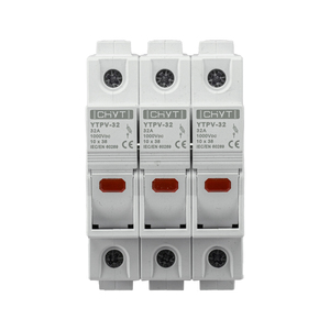 CHYT YTPV-32 1 ensemble de fusibles GPV PV DC 10x38mm à 1/2/3/4 pôles 1000V 1~32A et porte-<span class=keywords><strong>fusible</strong></span> - Product Image 2