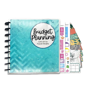 2026 2027 disco di stampa personalizzato vincolante finanziariamente Budget Journal Planner con buste di denaro - Product Image 1