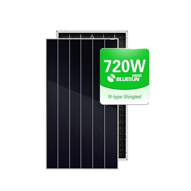 Wholesale N Type PV Solar Panels for Home 700W 720W Bifacial Solar Module Chinese Solar Panels for Sale