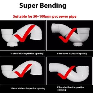 Alimentador automático de mano hacia adelante y hacia atrás, nuevo émbolo de inodoro de estilo de bobina para desatascar los desagües del suelo de la cocina, acero para el <span class=keywords><strong>cabello</strong></span> - Product Image 5