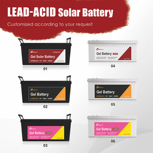 Свинцово-кислотная батарея, 12 В, 24 В, 75 А/ч, 100 А/ч, 150 А/ч, 200 А/ч, 250/500 А/ч, гелевая батарея для солнечной системы хранения - Product Image 3