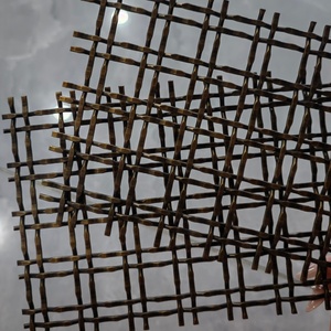 Grillage en acier inoxydable pour la conception architecturale, technique <span class=keywords><strong>de</strong></span> tissage uni, revêtement <span class=keywords><strong>de</strong></span> façade métallique, application <span class=keywords><strong>de</strong></span> panneaux découpés sur mesure - Product Image 2