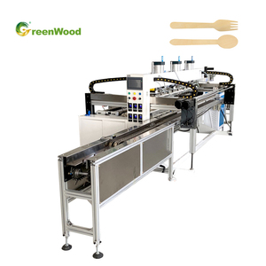 Cuillère à couverts en bois jetable de dernier style à grande vitesse et efficace faisant la ligne de production de Machine <span class=keywords><strong>prix</strong></span> de revient - Product Image 1